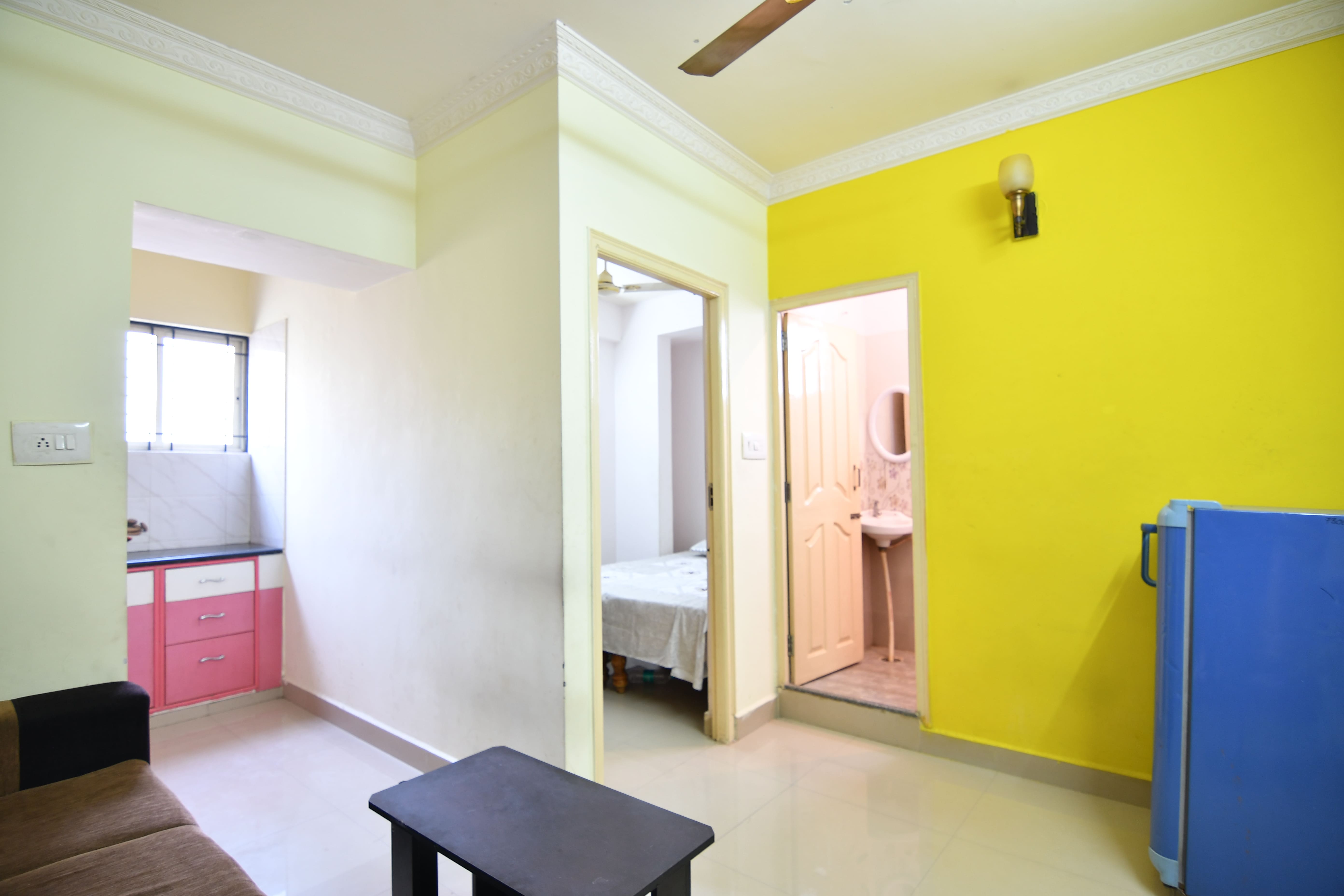 1BHK Furnished flat for rent in Teacher's colony Alt Service